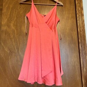 Express Coral Pink Spaghetti Strap Mini Dress XS